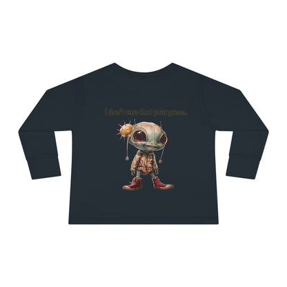 I don't care that your grey - Toddler Long Sleeve Tee