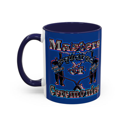 em cee squared - Accent Mug (dark blue)