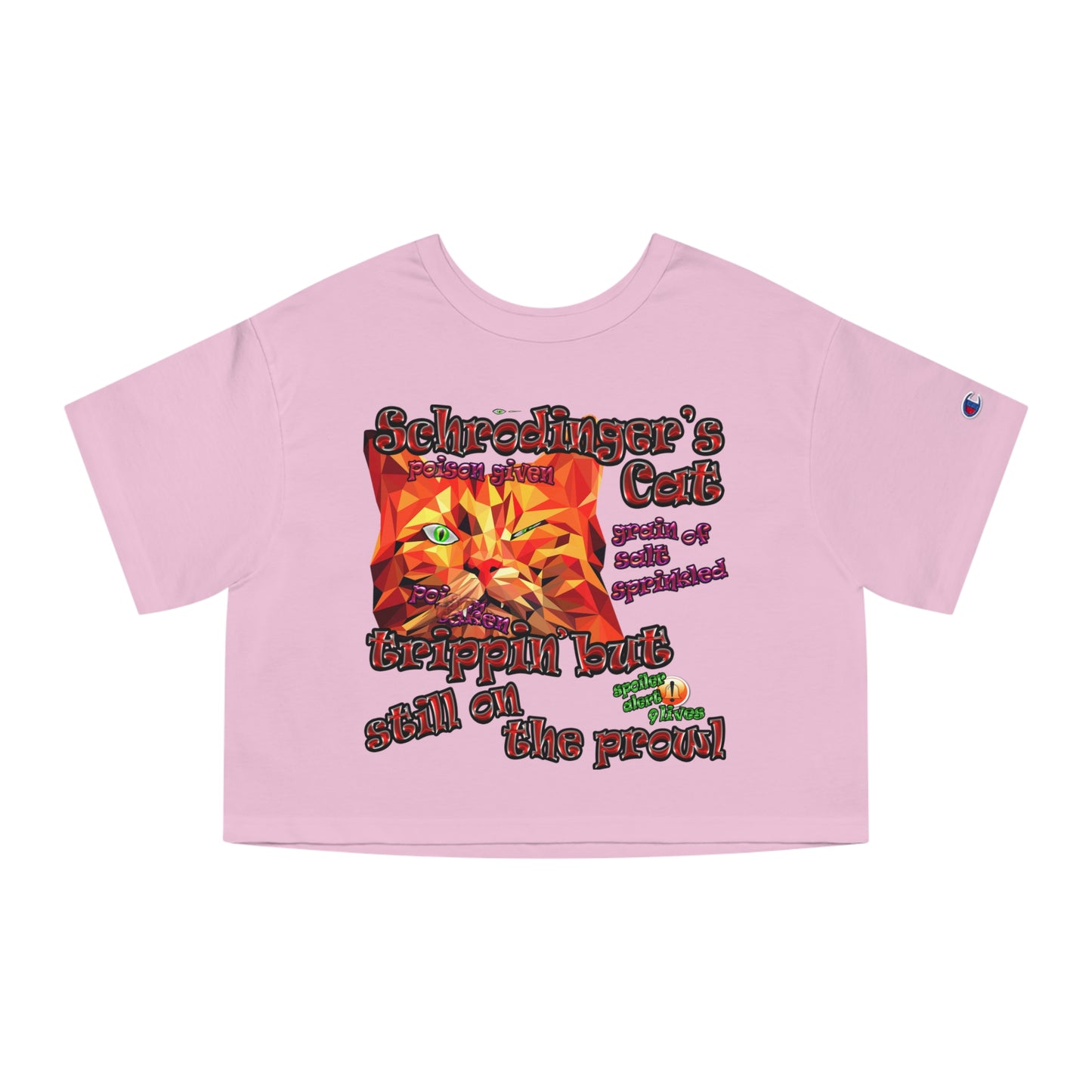 schrodinger's cat - Champion Women's Heritage Cropped T-Shirt
