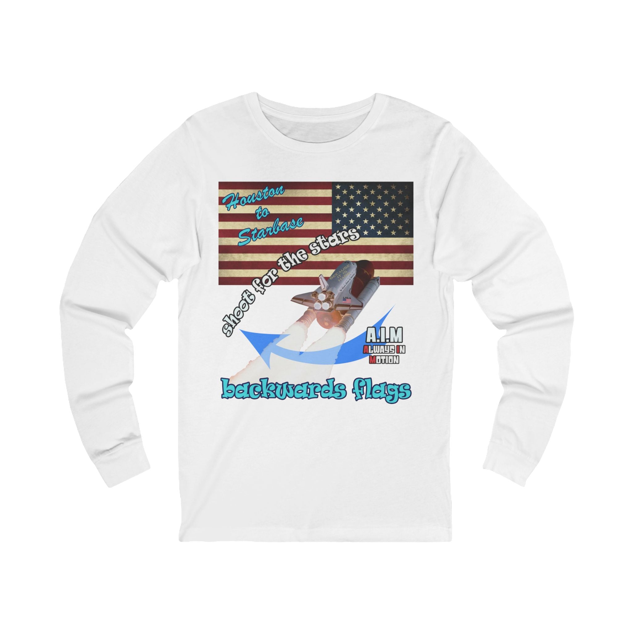 shoot for the stars - Unisex Jersey Long Sleeve Tee