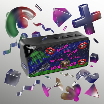 hoes b4 bros - Jabba Bluetooth Speaker ('snoops' background)
