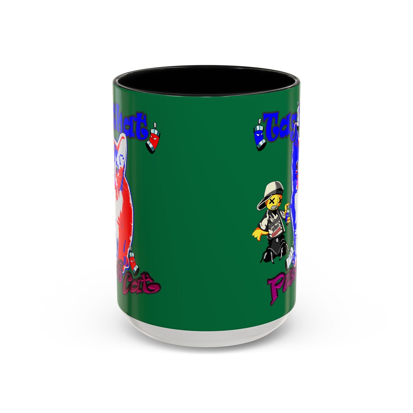 tag that - Accent Mug (dark green)