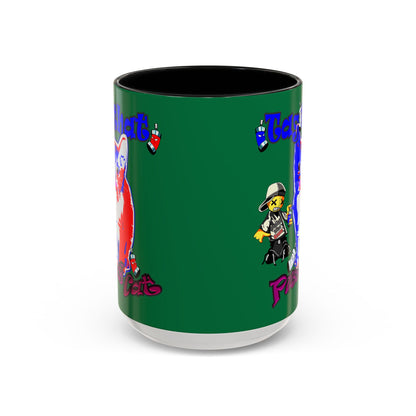 tag that - Accent Mug (dark green)
