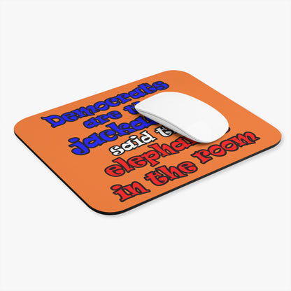 donkeys and elephants - Mouse Pad (Rectangle) (crusta)