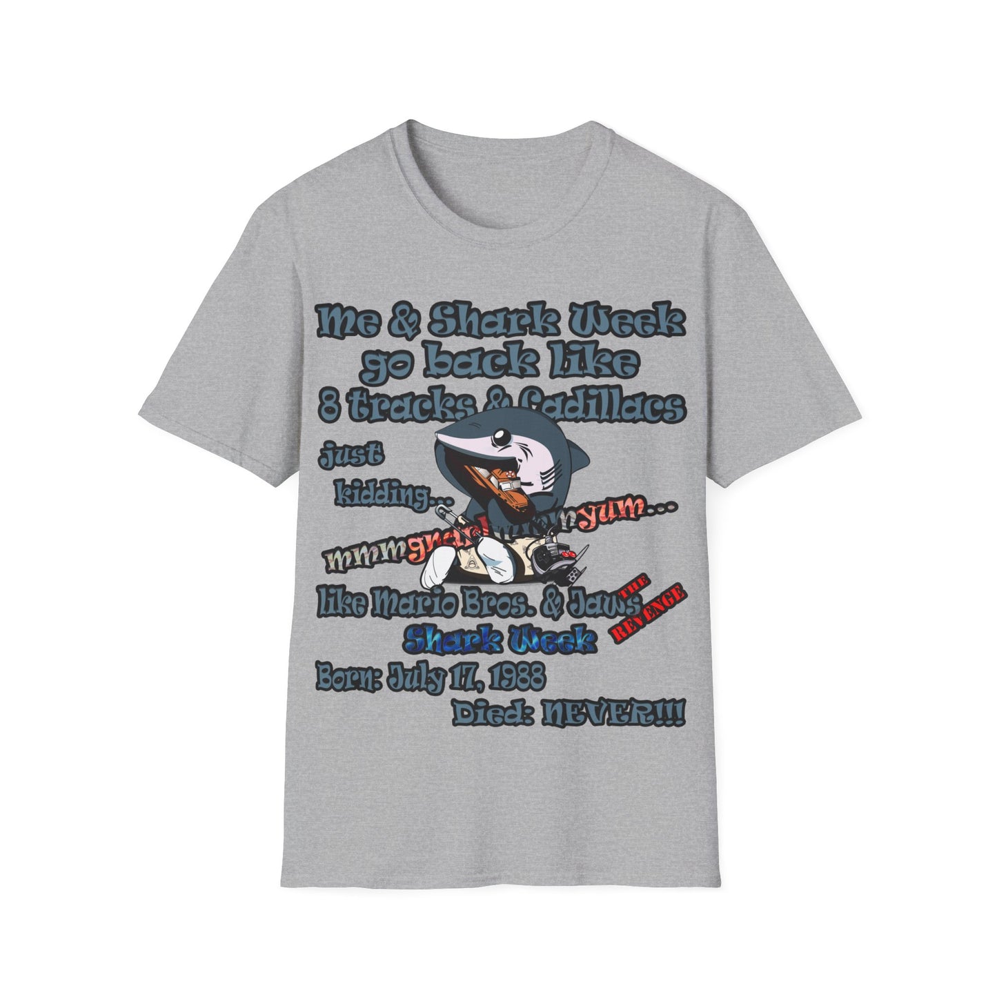 shark week - Unisex Softstyle T-Shirt