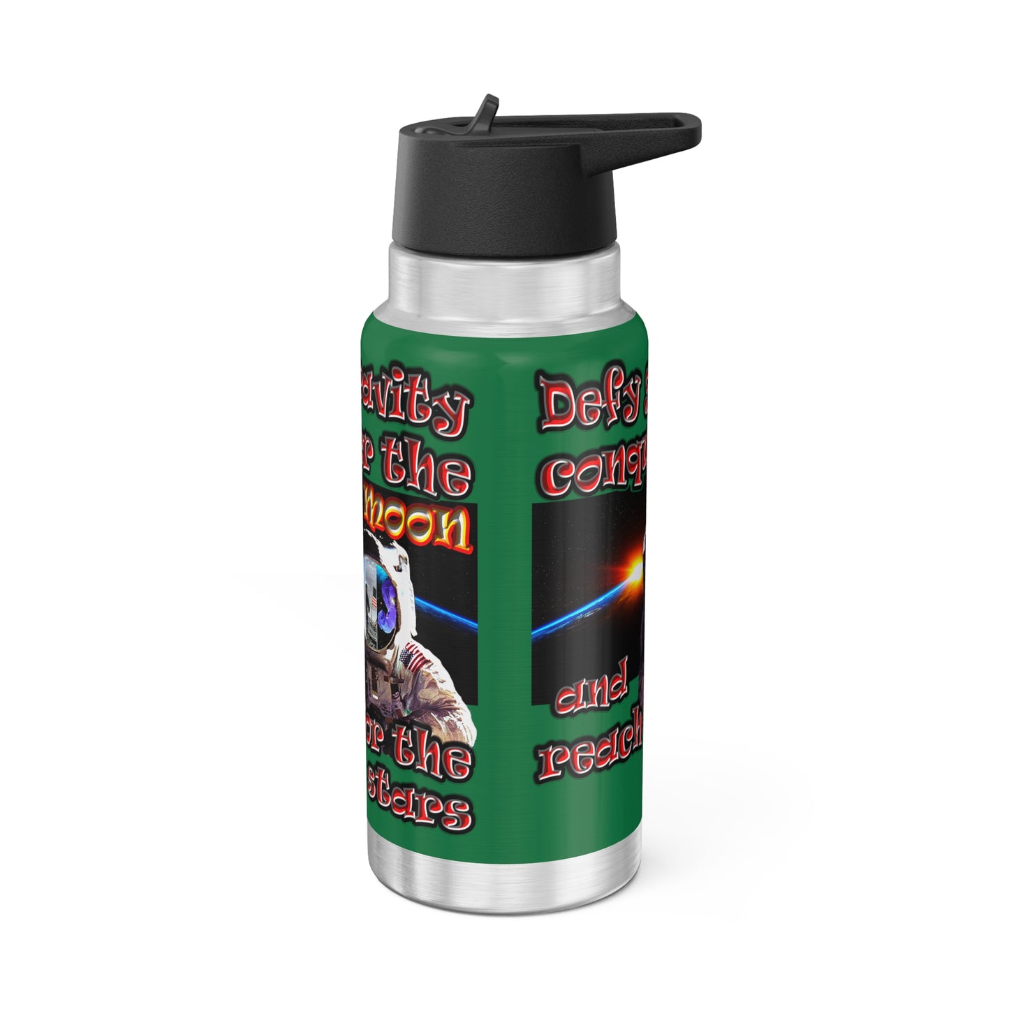 defy conquer reach - Gator Tumbler, 32oz (dark green)