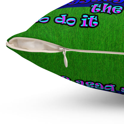 doggystyle - Spun Polyester Square Pillow - ('snoops' background)
