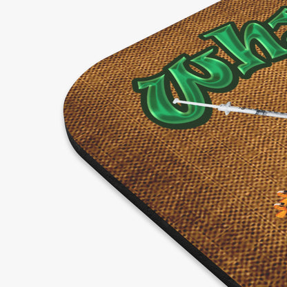 the bum's shit - Mouse Pad (Rectangle) (brown papyrus)