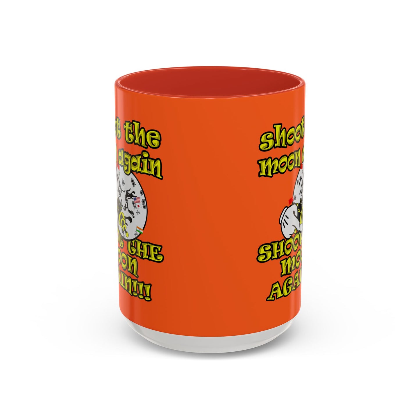 shoot the moon again - Accent Mug (orange)