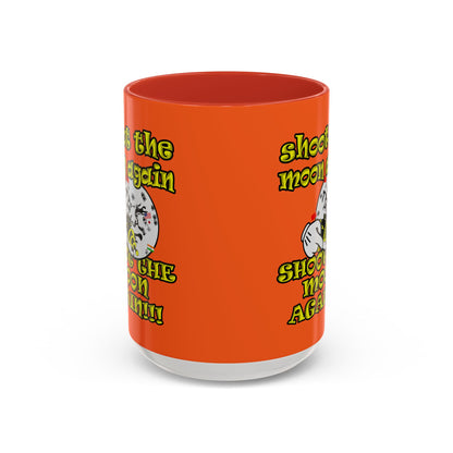 shoot the moon again - Accent Mug (orange)