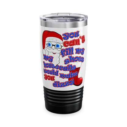 santa's shoes - Ringneck Tumbler, 20oz (white)