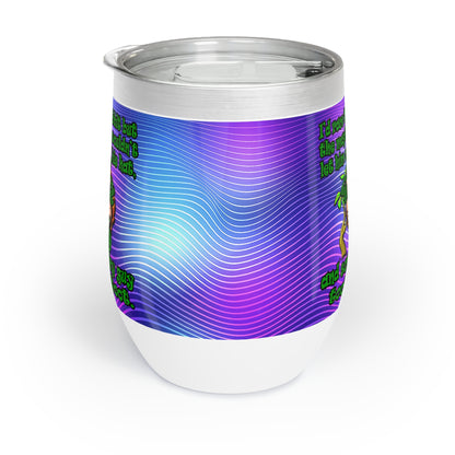 turtle race - Chill Wine Tumbler (purple wave)
