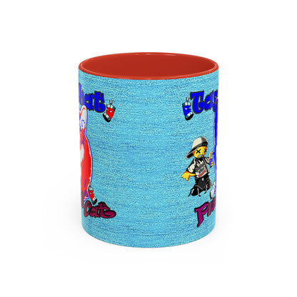tag that - Accent Mug (faded blue)