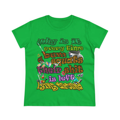 the bum's shit - Women's Midweight Cotton Tee