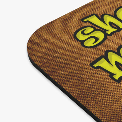 shoot the moon again - Mouse Pad (Rectangle) (brown papyrus)
