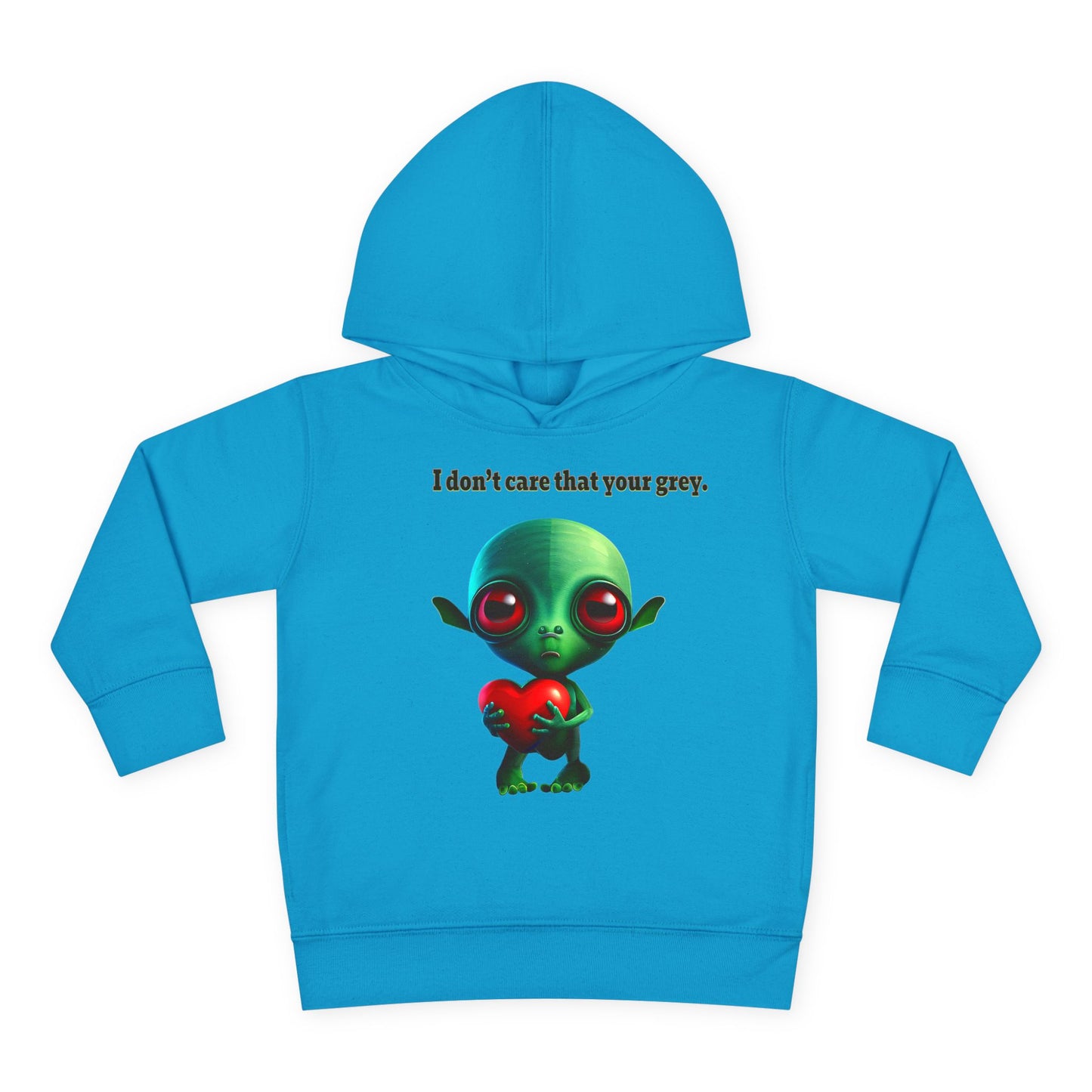 I don't care that your grey - Toddler Pullover Fleece Hoodie