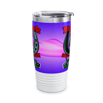 my luck - Ringneck Tumbler, 20oz (purple-pink wave)