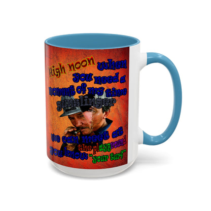 high noon - Accent Mug (burnt orange)