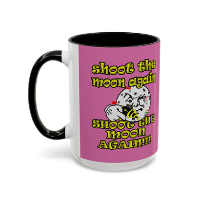 shoot the moon again - Accent Mug (light pink)
