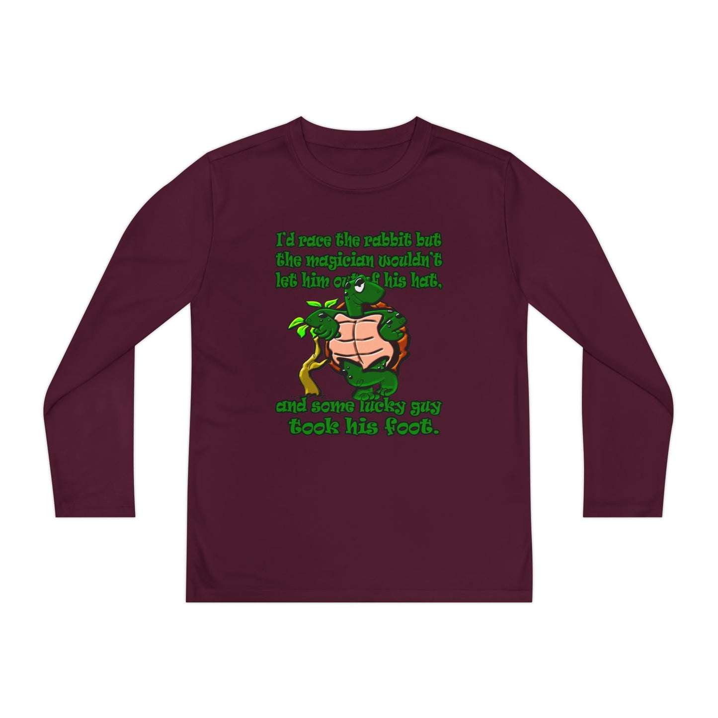 turtle race - Youth Long Sleeve Competitor Tee