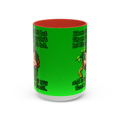 turtle race - Accent Mug (logo green)