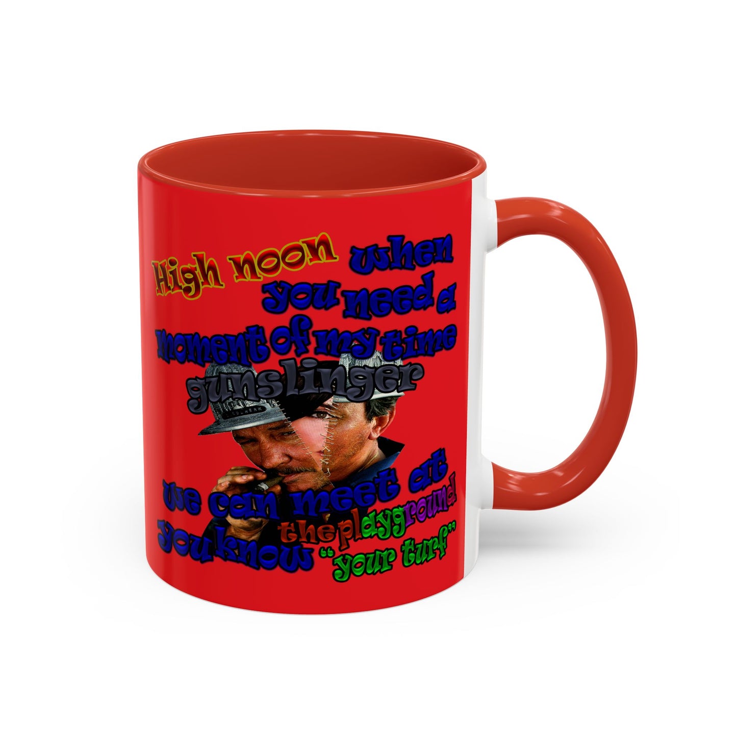 high noon - Accent Mug (red)
