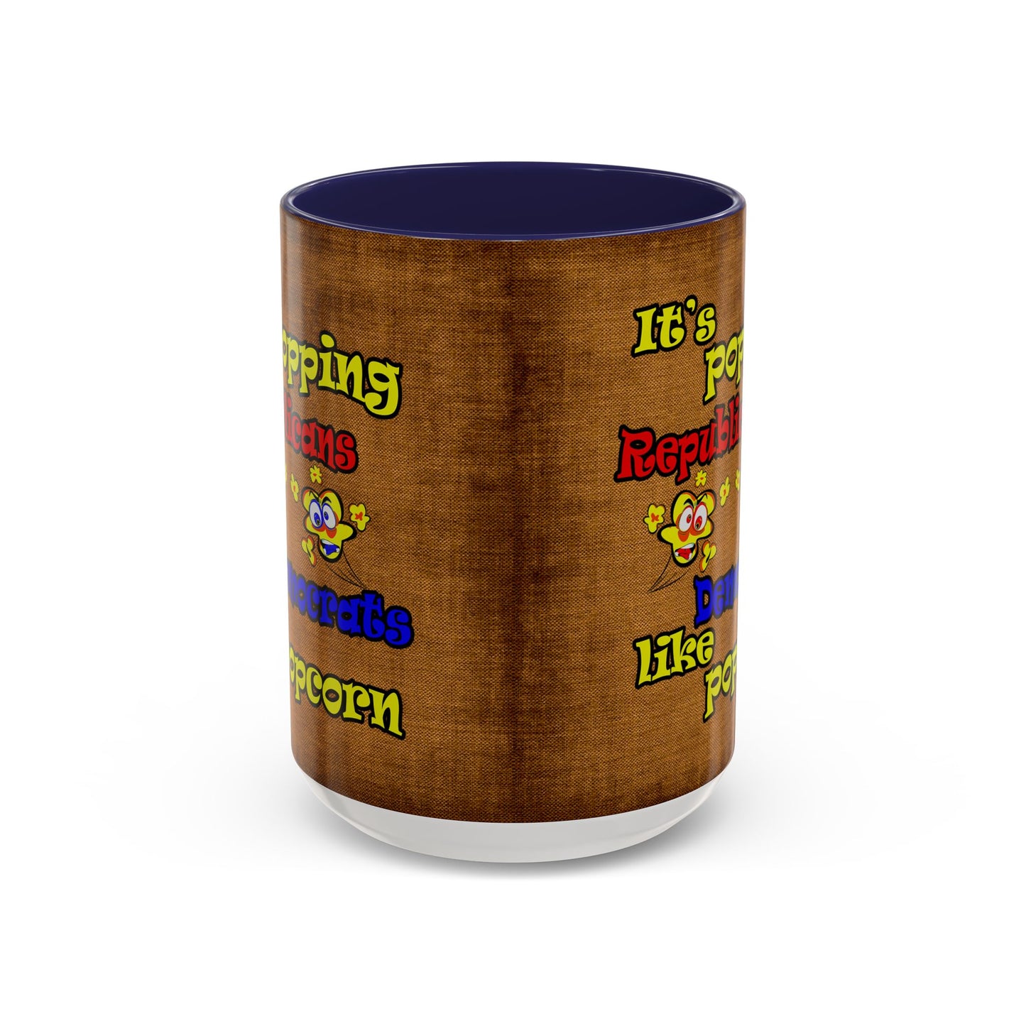 popping like popcorn - Accent Mug (brown papyrus)