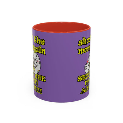 shoot the moon again - Accent Mug (light purple)