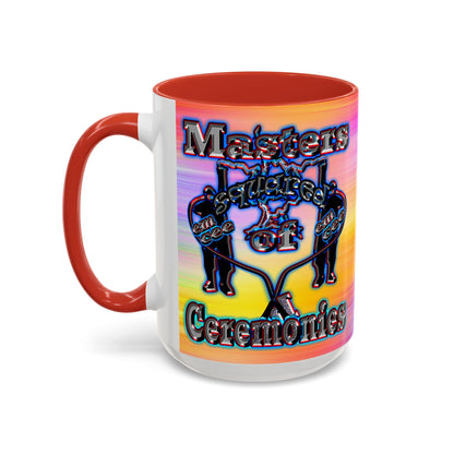 em cee squared - Accent Mug (color blur)