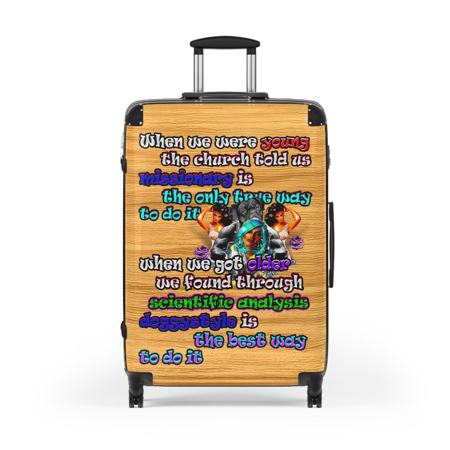 doggystyle - Suitcase (butterscotch wood finish)