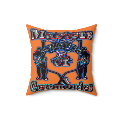 em cee squared - Faux Suede Square Pillow - (crusta)
