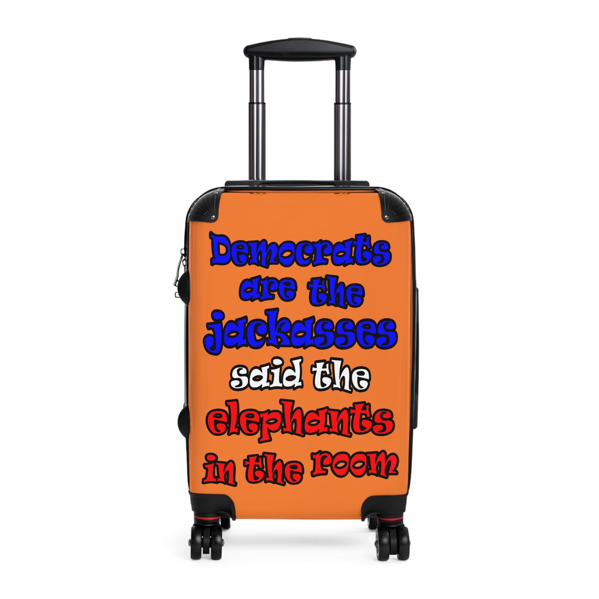 donkeys and elephants - Suitcase (crusta)