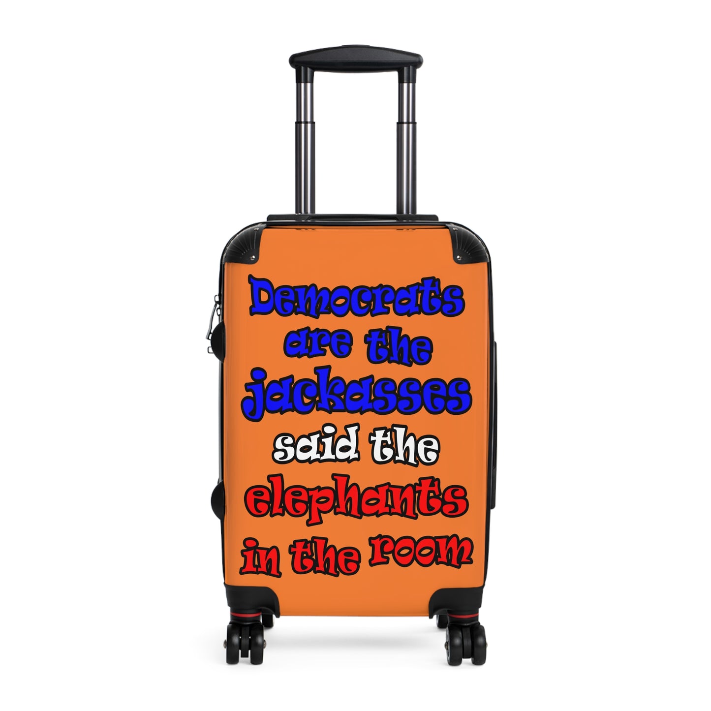 donkeys and elephants - Suitcase (crusta)