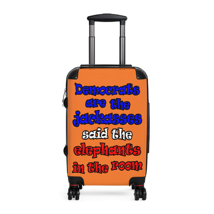 donkeys and elephants - Suitcase (crusta)
