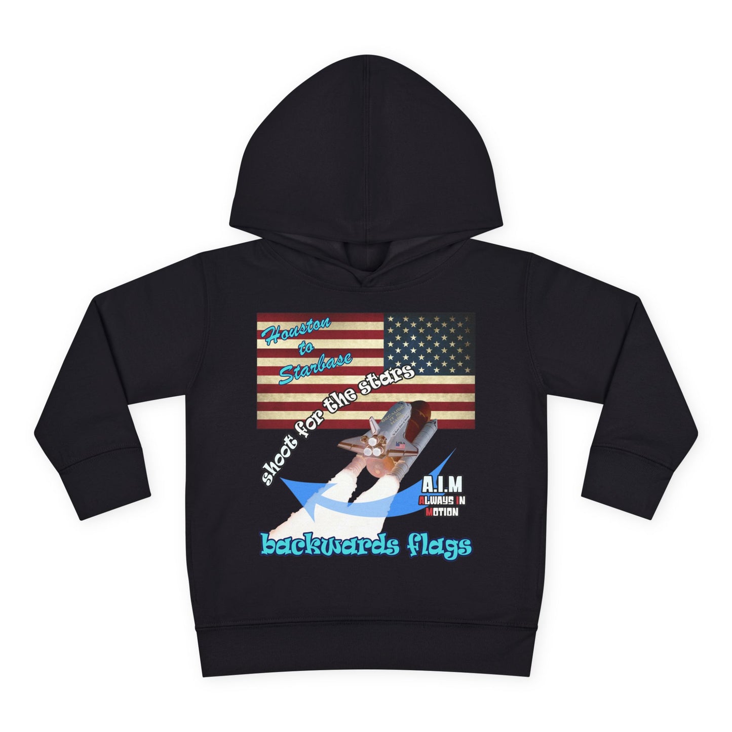 shoot for the stars - Toddler Pullover Fleece Hoodie