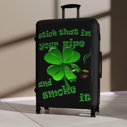 stick that in your pipe and smoke it - Suitcase (black)