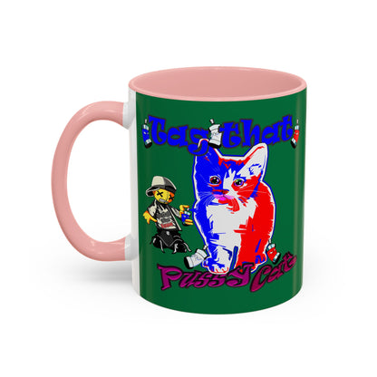 tag that - Accent Mug (dark green)