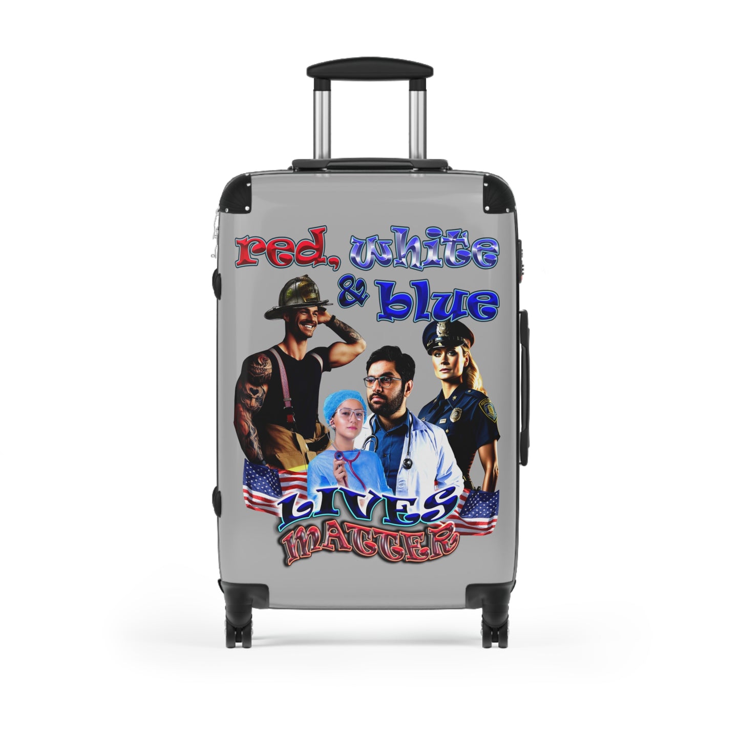rw&b lives matter - Suitcase (light grey)