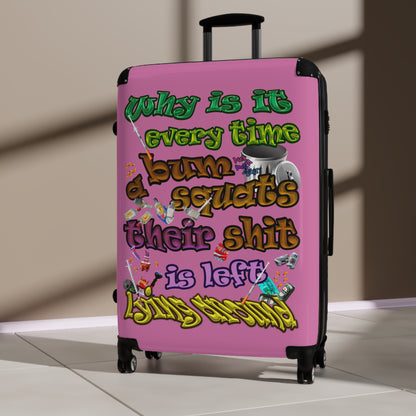 the bum's shit - Suitcase (light pink)