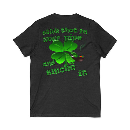 celtics logo - Unisex Jersey Short Sleeve V-Neck Tee