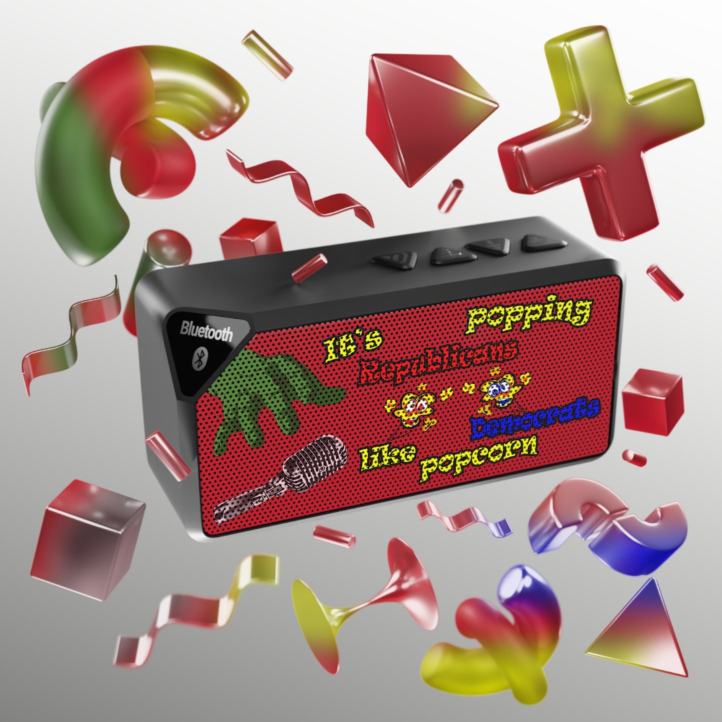 popping like popcorn - Jabba Bluetooth Speaker (dark red)