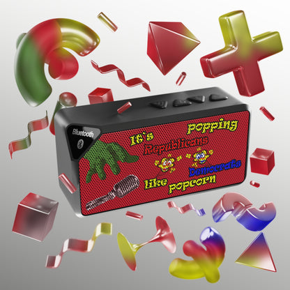 popping like popcorn - Jabba Bluetooth Speaker (dark red)
