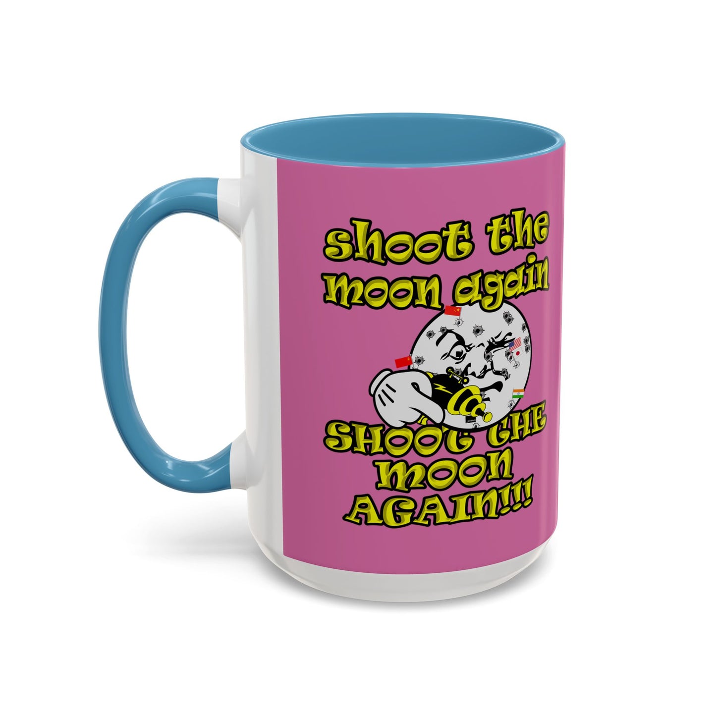 shoot the moon again - Accent Mug (light pink)