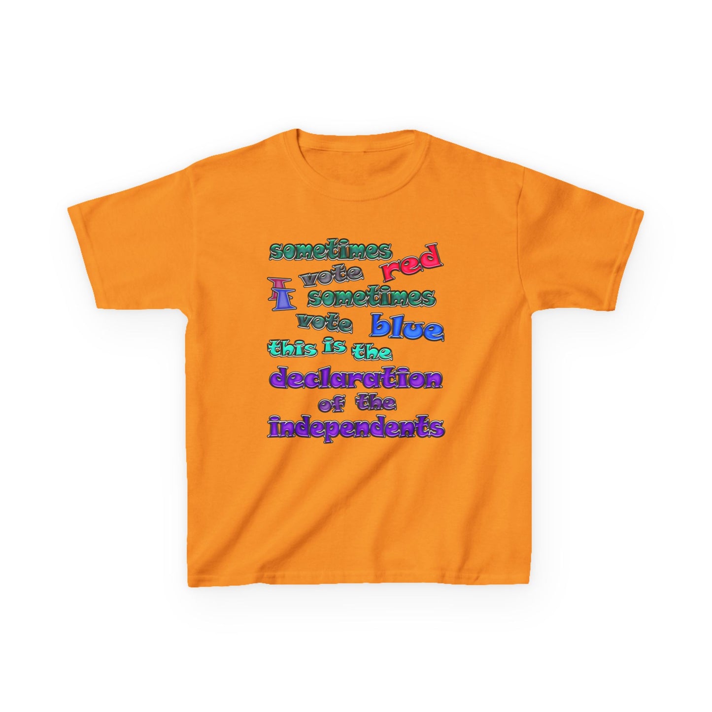 declaration of the independents - Kids Heavy Cotton™ Tee