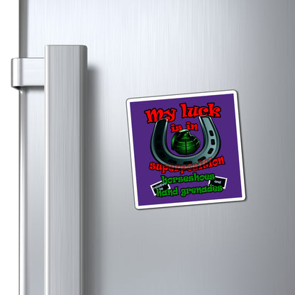 my luck - Magnets - (purple)