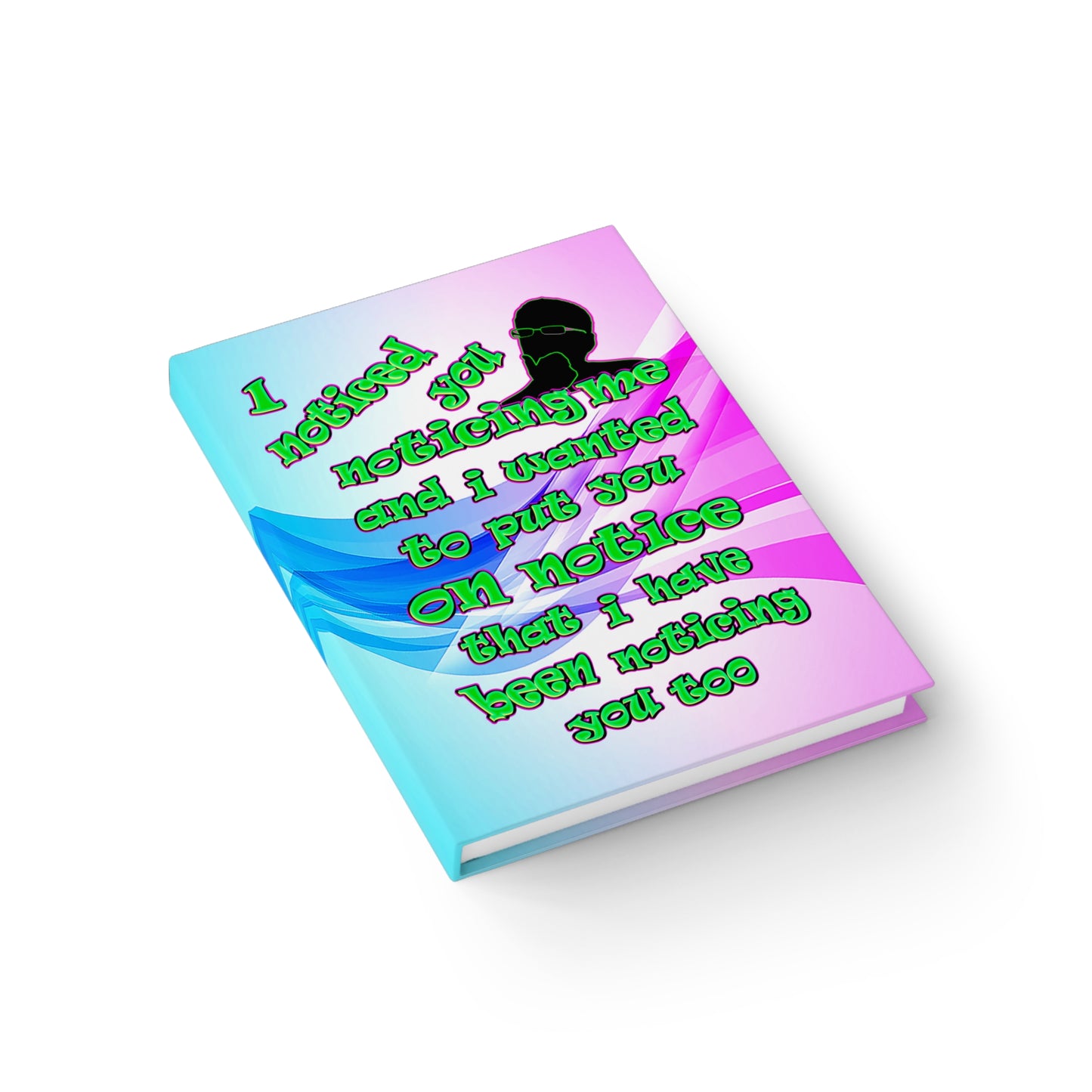 noticed you noticing - journal-blank (light blue-pink wave)