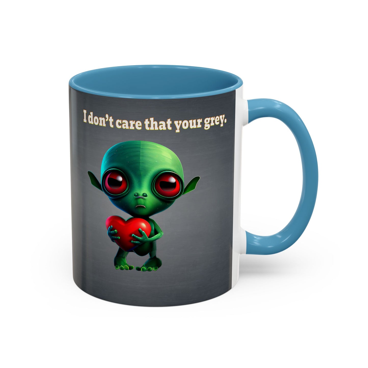 I don't care that your grey - Accent Mug (grey-light grey)