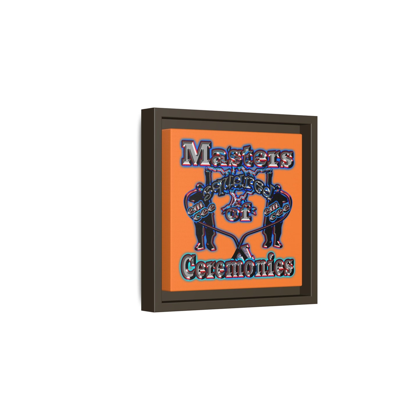 em cee squared - framed canvas art (crusta)