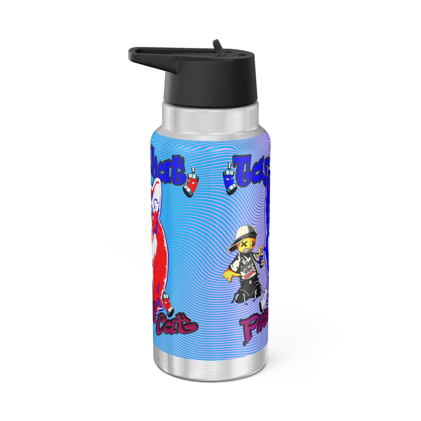 tag that - Gator Tumbler, 32oz  (light blue-purple wave)