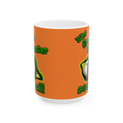 green monster - White Mug (crusta)